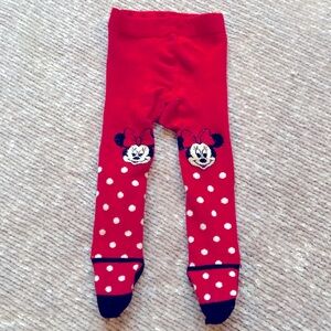 Disney Baby Minnie Mouse Tights Leggings Polka Dots, Ballet Shoes 0-9 months